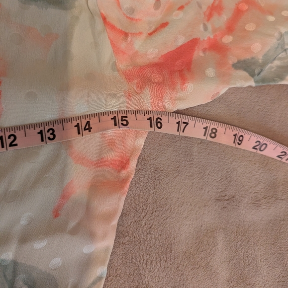 Vintage 1980's Silks By St. Gillian Cream Roses Floral 100% Silk Dress Size 4 - Picture 6 of 13